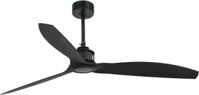 Faro Just Fan M mennyezeti ventilátor fekete, DC motor, távirányító, Ø M