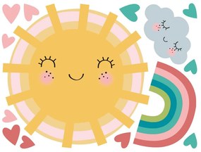 Sun, Clound and Rainbow gyerek falmatrica szett - Ambiance