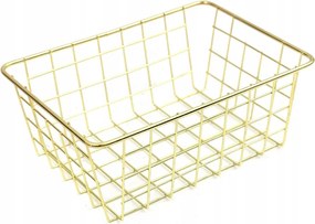 Gyümölcskosár Arany Fém Konyhai 20x15x8cm Patera Arany