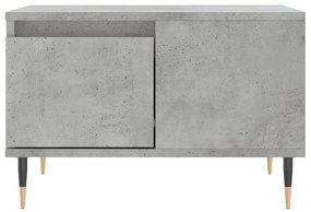 Betonszürke szerelt fa dohányzóasztal 55x55x36,5 cm