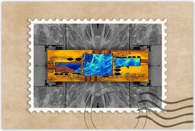 Poszterek 60x40 Kék csillogás