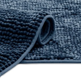 Sötétkék fürdőszobai kilépő 70x120 cm Bati – Restilo