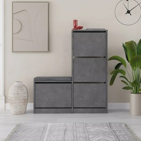 Dude Grey cipősszekrény