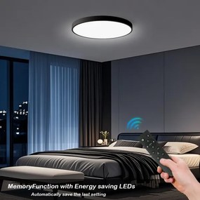 Brilagi - Dimmelhető POOL SMART LED/100 W/230 V Ø 80 cm Tuya Wi‑Fi fekete + távirányító