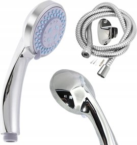 Zuhanyszett Fülhallgató 5 Funkciós Tömlő Tartó Zuhany Króm Anti-calc