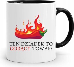 Fekete Bögre Nagypapának Nagypapa Forró Áru, fényképes nyomtatással