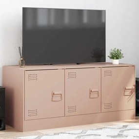 rózsaszín acél TV-szekrény 99 x 39 x 44 cm