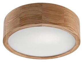 Lamkur Mennyezeti lámpa OAK 1xE27/60W/230V tölgy ø 27,5 cm LA38025