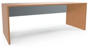 Irodaasztal Viva, 200 x 80 x 75 cm, egyenes kivitel, bükk/szürke