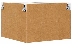 Függő szekrény Riga Füstölt tölgy és fehér 57 x 57 x 40 cm