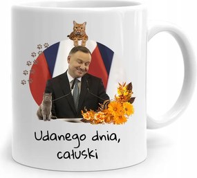 Duda András Elnök Bögre Sikeres Napot, fényképes nyomtatással