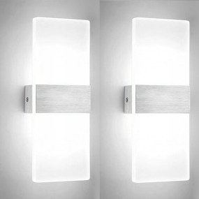 2x 18W Led fali lámpa Beltéri Modern 6000K