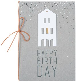 Räder LITTLE HOUSE HAPPY BIRTHDAY papír születésnapi üdvözlőlap