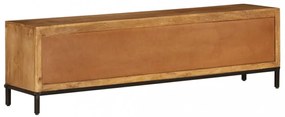 tömör mangófa TV-szekrény 140 x 30 x 40 cm
