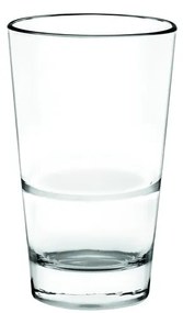 6db-os pohár különféle italok készlete 420 ml, Vidivi, Rialto, üveg, átlátszó