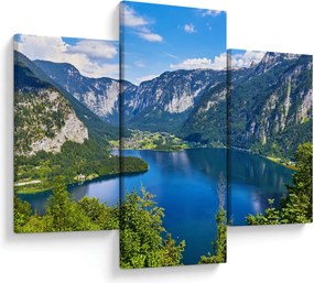 Kép - Hallstatt tó, Hallstatt, Austria (90x60 cm)