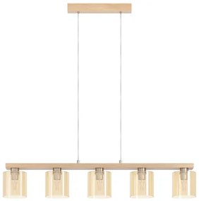 Eglo 901292 - CASTRALVO kábeles csillár 5xE27/28W/230V