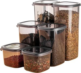 Élelmiszertartó doboz szett 6 db-os Fresco – Hermia