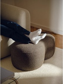 Sötétbarna buklé puff Umbo – noo.ma