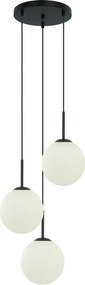 Italux modern függeszték deore fehér fekete itxpnd-5578-3s-bk