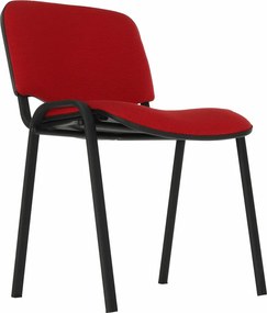 Irodai szék, piros, ISO NEW