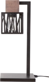 Sigma lighting loft asztali lámpa dali barna fekete sig50094