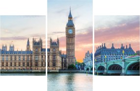 Kép - London pasztell színekben (90x60 cm)