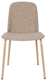 Bézs étkezőszék szett 2 db-os Clip – Zuiver