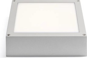 RENDL SCOTT mennyezeti lámpa ezüstszürke 230V LED 9.8W IP54 3000K
