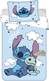 Disney Lilo és Stitch, A csillagkutya Clouds gyerek, ovis ágyneműhuzat 100×135 cm, 40×60 cm