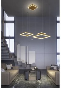 Redo 01-2615 - Fényerőszabályozható kábelen függesztett LED csillár SIGUA LED/137W/230V CRI 90 arany