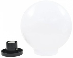 2 db led gömblámpa 30 cm pmma