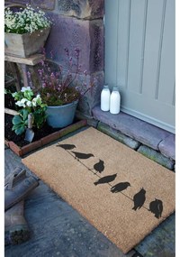 Kókuszrost lábtörlő 40x60 cm Birds On a Wire – Artsy Doormats