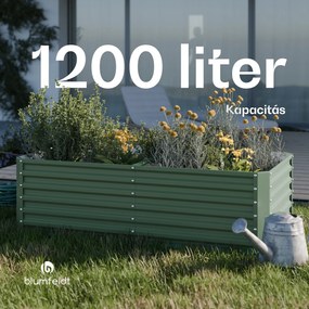 High Grow Straight magaságyás, 1200 L, Ergonomikus, Időjárásálló, Nyitott alap