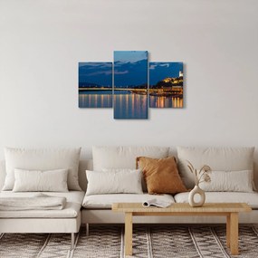 Pozsony képe várral (90x60 cm)