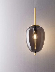 NOVA LUCE 9624098 LATO Egyágú Függesztett Lámpa Üveg E14 IP20