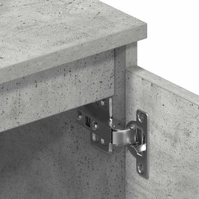 betonszürke szerelt fa TV-szekrény 140 x 40 x 35,5 cm