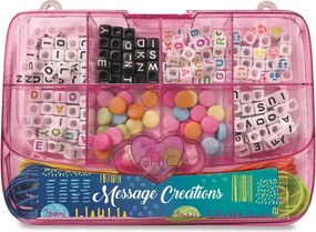 Crazy Chic Message Creations karkötő készítő kreatív szett Clementoni