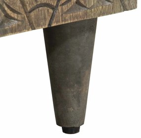 tömör mangófa fürdőszobai mosdószekrény 62 x 33 x 58 cm