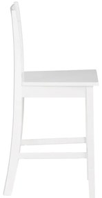 Fehér borovi fenyő bárszék (ülésmagasság 60 cm) Torpedo – Støraa