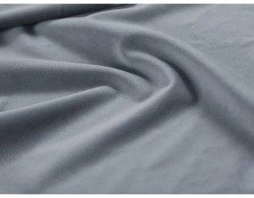 Világoskék kárpitozott ágyneműtartós franciaágy ágyráccsal 160x200 cm Casey – Mazzini Beds