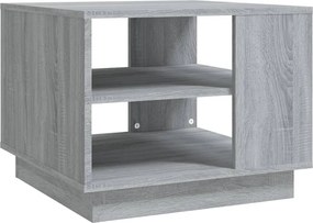 vidaXL sonoma színű szerelt fa dohányzóasztal 55x55x43 cm