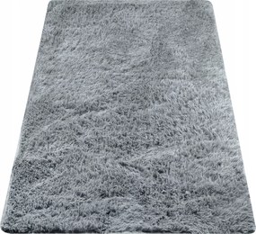 Shaggy Szőnyeg Szürke 120X170 CM Plüss Bolyhos Divatos Hálószoba Nappali