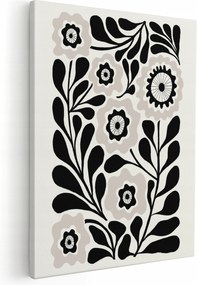 Vászonkép Nappali Képek Virágok Virág Fekete Fehér *sok minta*