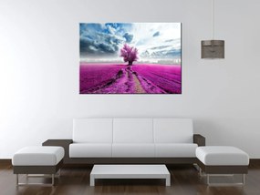 Gario Vászonkép Fa a lila mezon Méret: 40 x 100 cm