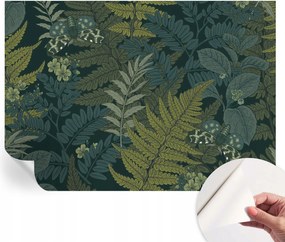 Matt öntapadós fotótapéta Falra Zöld elegancia 312x219 cm