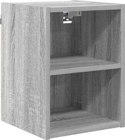 vidaXL Függő szekrény Szürke Sonoma 30 x 29,5 x 40 cm Faanyag