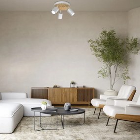 Spotlámpa TERRA 3xGU10/8W/230V fehér/tölgy