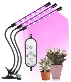 Hadex LED Dimmelhető asztali lámpa kapoccsal növények termesztéséhez LED/12W/5V HD0428