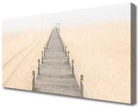 Vászonfotó Sand Bridge architektúra 125x50 cm